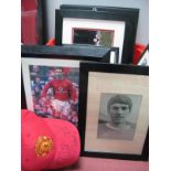 Manchester United Autographs, including Best, Giggs, Cantona, Law, Coppell, (all unverified) on