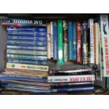 Speedway Approximately 100 Programmes, 1980's to 90's, Rothmans Rugby books, other publications:-
