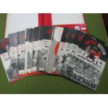 1957-8 Manchester United Home Programmes v. A.C.Milan, Blackpool, Shamrock, Chelsea, Wolves-21st