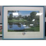 Golf, Ryder Cup 2004 limited edition colour print of 250 by Graeme W Baxter, pencil signed by