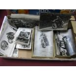 Motor Racing, Isle of Man T.T. Photonia Series Postcards, Souvenir Photographic Booklets and Many