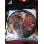 Vinyl: Elvis interest to include 12" picture discs 'Tribute to Elvis and 'Teddy Bear', 45's, 10" and