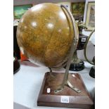 Manning-Wells London, XIX Century Celestrial Globe, on a later stand.