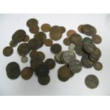 Assorted XIX and XX Century Coins, 1919 Threepence piece, Victorian Pennies, half pennies etc.
