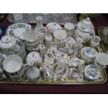 A Paragon 'Contessa' Part China Tea Set, Aynsley 'Cottage Garden', Wedgwood 'Clementine' Royal