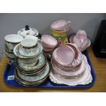 A Tuscan "April Beauty" Tea Service, of twenty one pieces, imperial tea service, Losol biscuit