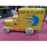 A Later XX Century C.R Tinplate 'Creme Eclipse' Delivery Van.