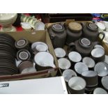 A Quantity of Hornsea 'Contrast' Tea and Coffee Wares, (approximately fifty five pieces):- Two