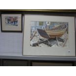 Fred Williams, 'Yorkshire Coble'. watercolour signed and dated '79 35 x 52.5cm, another 'Brunswick
