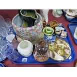 Primrose Glass Milk and Sugar, character jugs, porcelain wall plaque, Etruria pottery jug, Grimwades