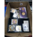 Great Britain Gold Replicas 00196, 'Windsor Mint Pre-decimal Penny Set', 'Coronation Regalia' 00996,