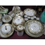 Noritake Cream and Gilt Table China, of approximately forty three pieces.