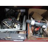 G-Clamp, drills, sander, drill bits etc:- One Box