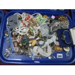 A Mixed Lot of Assorted Costume Jewellery, bead necklaces, bracelets, pendants on chains,