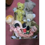 A Collection of Teddy Bears and Dolls, including Merrythought Jointed Musical Bear another