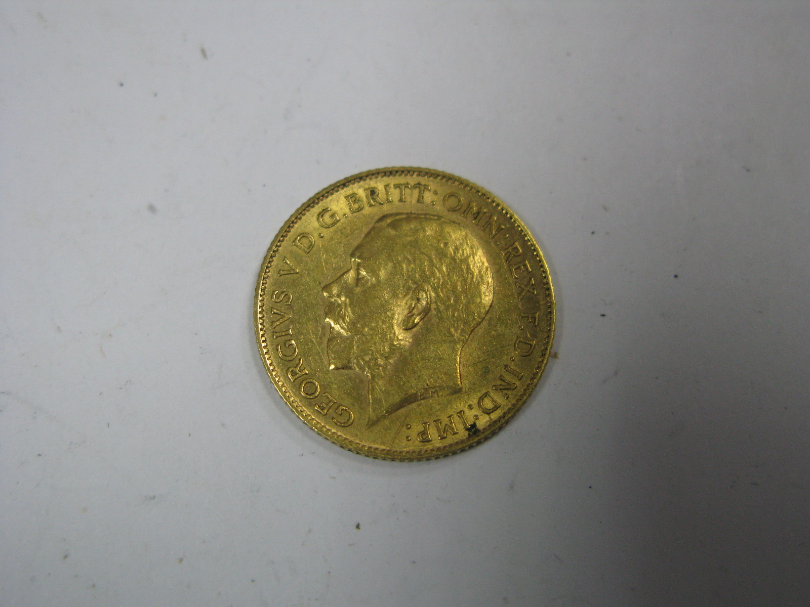 A Half Sovereign George V 1912, 4.0g.