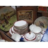 Royal Stafford Dinner Ware, of thirty seven pieces, Doulton Sir Roger De Claverley Charger, '