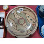 Ara Cardew (Born 1962) for Wenford Bridge Pottery, a stoneware dish of circular form featuring