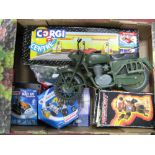 A Corgi Shell Oils Action Centre for Corgi Diecast Model Vehicles, boxed, Vintage Action Man