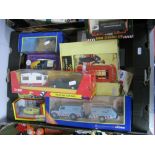 Sixteen Diecast Model Vehicles, by Corgi, Lledo including Lledo Del-Boys Reliant Van, Corgi 97364