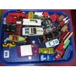 A Quantity of Diecast Vehicles, including Corgi Rockets, Matchbox, among others, all playworn.