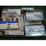 Approximately Fifteen Plastic Model Kits, by Esci, Frog, Hobbymaster, Heller, Hasegawa, Airfix, J.B.