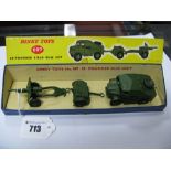 Dinky Toys No. 697 - 25 Pounder Field Gun Set, overall good plus and appears unbroken, boxed, some