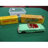 Dinky Toys No. 132 - Packard Convertible, overall fair/good, boxed, box poor, plus and empty Dinky