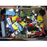 A Quantity of Diecast Model Vehicles, by Burago, Polistil, Lledo, Matchbox and other, playworn.