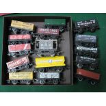 Fifteen 'OO' Gauge/4mm Unboxed Items, rolling stock by Hornby, Lima, etc, private owner wagons,