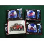 Four Corgi 'Nine Double Nine' 1:43rd Scale Diecast Model Fire Service Vehicles and Rescue