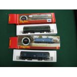 Two Hornby "OO"Gauge/4mm BR Class 25 Bo-Bo Diesel Locomotives, Ref R327, BR green R/No D7571, plus