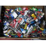 A Quantity of Diecast Model Vehicles, by Corgi, Lledo, Matchbox, Dinky, playworn.