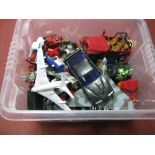 A Quantity of Diecast and Plastic Model Vehicles, including cars, aircraft, commercial, all