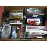 A Quantity of Diecast Model Vehicles, by Corgi,, Atlas Editions and other James Bond and Eddie