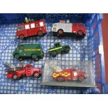 Six Diecast Model Vehicles by Dinky, Del Prado and Other, all renovated Code 3, including