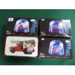 Three Corgi 'Nine Double Nine' 1:50th Scale Diecast Model Fire Service Vehicles, including #