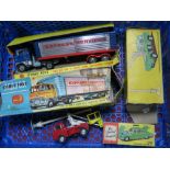 Corgi No.1137 - Ford Tilt Cab 'H' Series, with detachable trailer, overall good, boxed, tears to