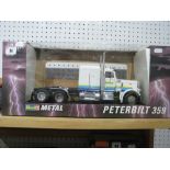 Revell 1:24th Scale Display Model #08890 Peterbilt 359 Truck, Scalloway Livery, boxed.