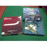 Two Diecast Model Military Aircraft, comprising of 1st choice #ZA144 1:200th scale Vickers VC-10,