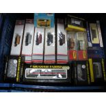 Fourteen 'N' Gauge Items Boxed Rolling Stock, by Graham Farish, Lima, Dapol, Hornby, Minitrix -