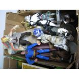 A Quantity of Mainly Modern Star Wars Plastic Figures, by Hasbro and other including C-3PO action