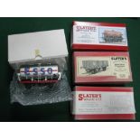 Three "O" Gauge/7mm Slaters Wagon Kits, Ref 7073 milk tanker (unstarted, not checked) - Ref 7027 and