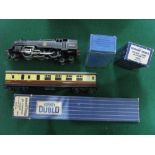 A Hornby Dublo 4mm 2-6-4 Three Rail Std Tank Steam Locomotive, BR black R/No 80067, renovated,/