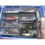 Ten 'Pieceworks' James Bond Themed Diecast Model Vehicles, including Willys Jeep M606 - Octopussy,