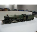 Wrenn 'OO' Gauge/4mm Ref W2222 Castle Class 4-6-0 Steam Locomotive and Six Wheel Tender, GW green '