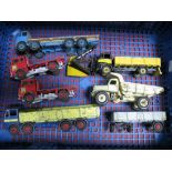 A Small Quantity of 1950's/1960's Diecast Commercial Vehicles, by Dinky, including 2nd Series Foden/