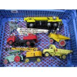 A Small Quantity of 1950's-1970's Dinky Commercial Vehicles, 'Jones Crane' noted, playworn/good.