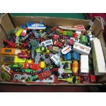 A Quantity of Diecast Model Vehicles, predominately by Matchbox including cars, commercial,
