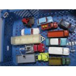 A Quantity of 1950's-1960's Dinky Diecast Vehicles, including articulated Commer, all playworn.